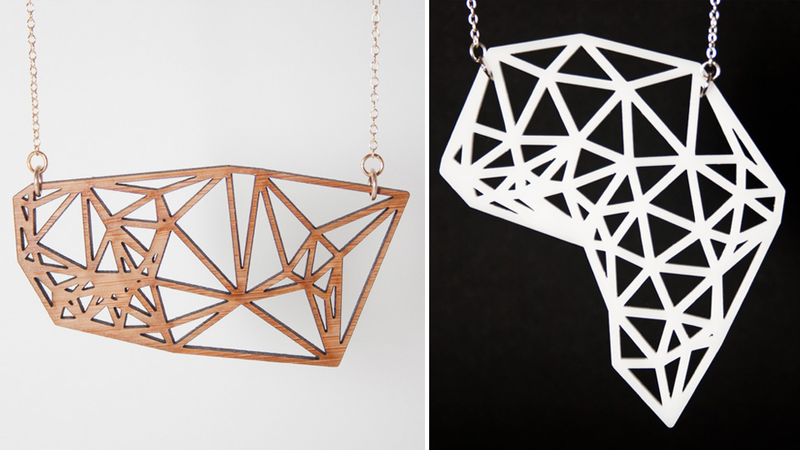 Illustration for article titled Most Ridiculous Foursquare Thing: Jewelry Made by Mapping Out Your Check-Ins